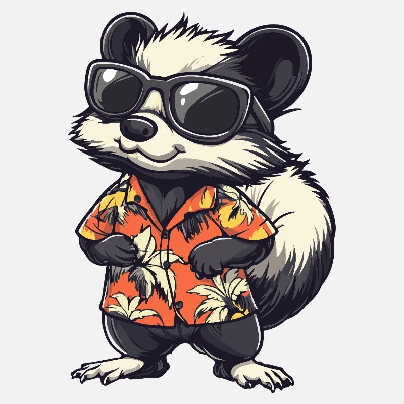 Skunk Comic Holiday