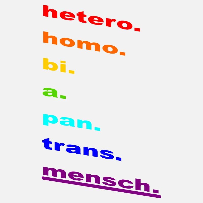 Rainbow Identity: Homo Bi Pan Trans