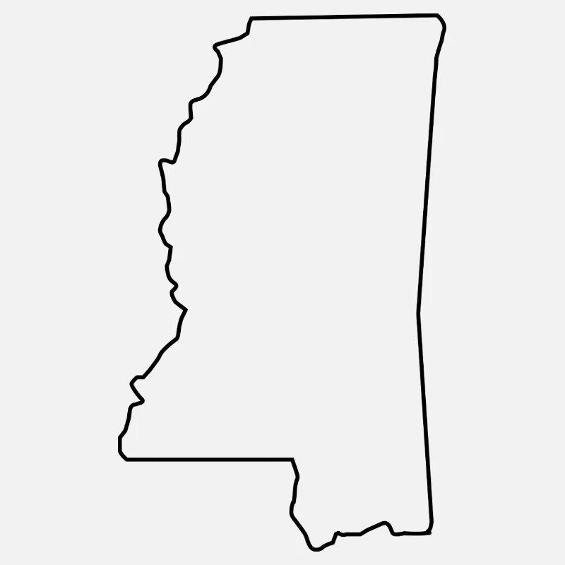 Mississippi map