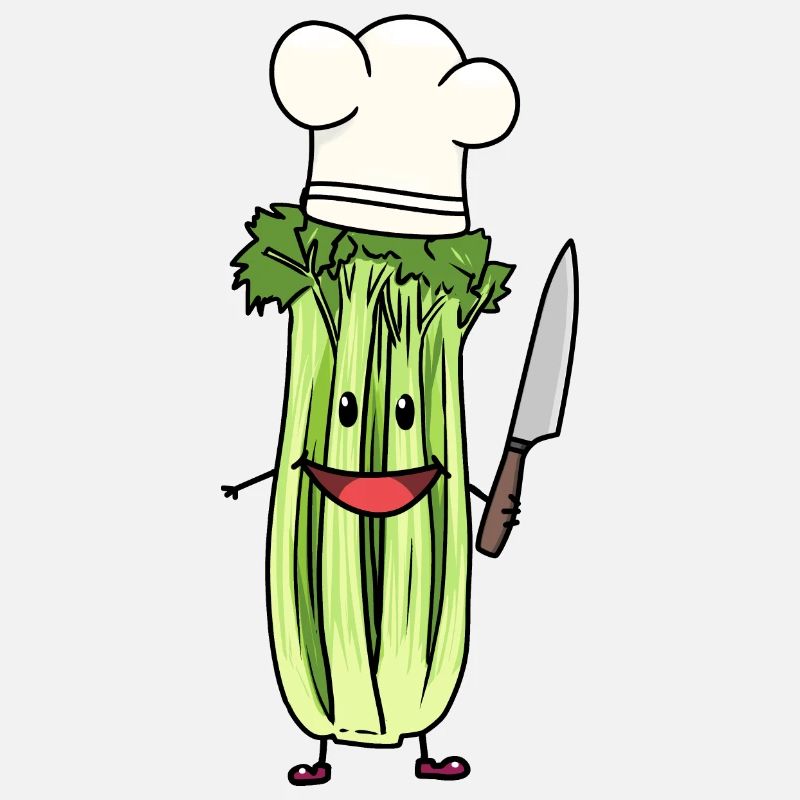CELERY VEGETABLE COOK HOBBY CHEF CULINARY ART