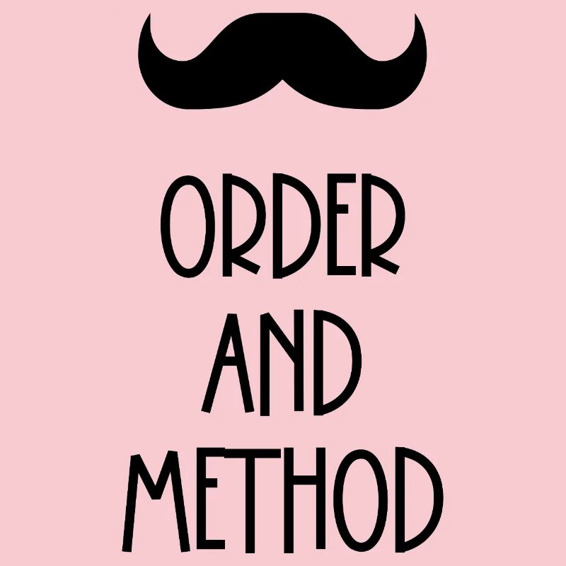 Order and method Poirot mustache