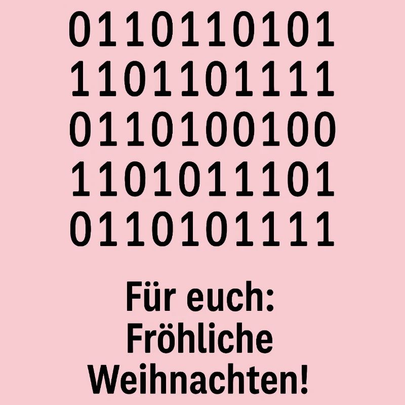 Modèle binaire de code de Noël