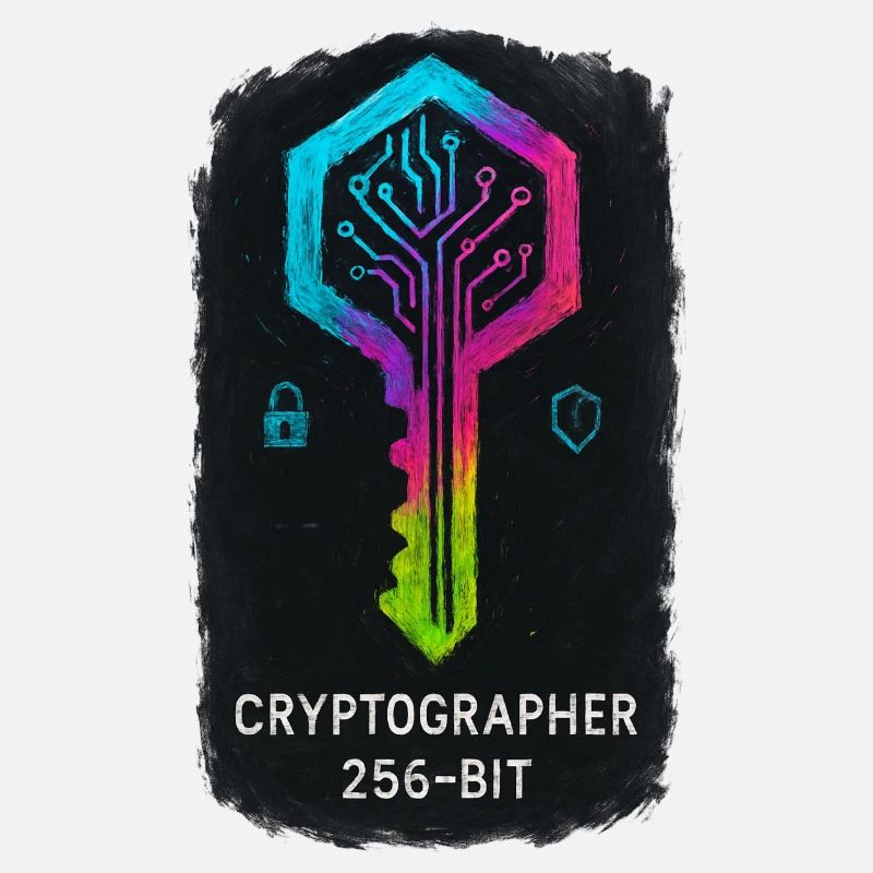 256-Bit-Cybersicherheitskryptograph