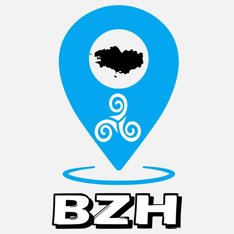 Triskel Breizh Blau