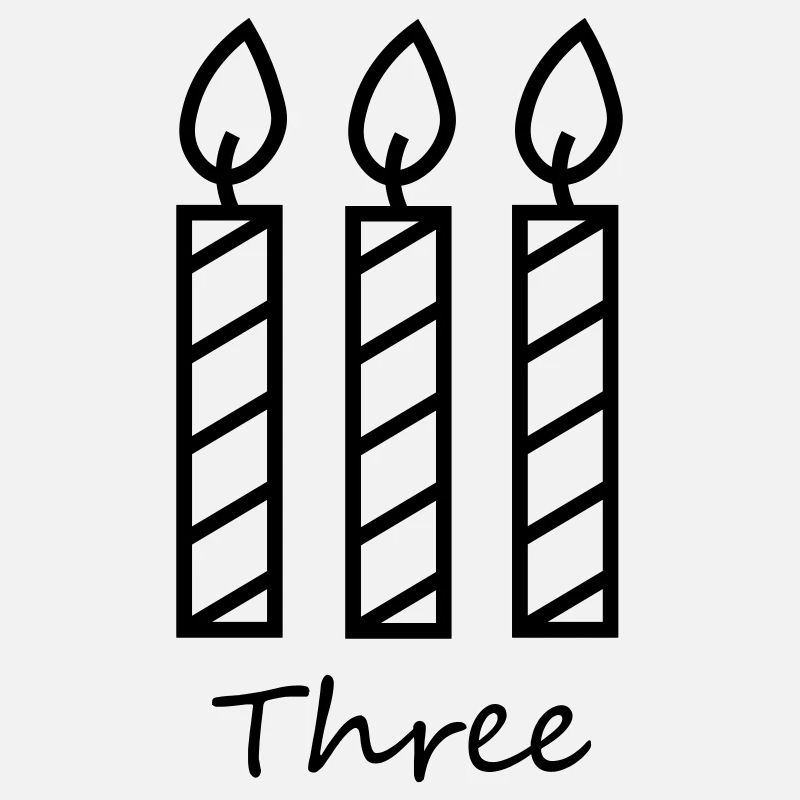 Trois bougies