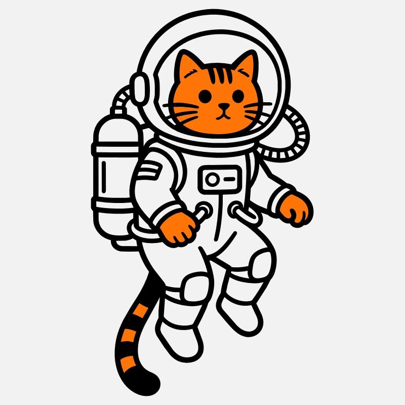 Le chat dans l’espace