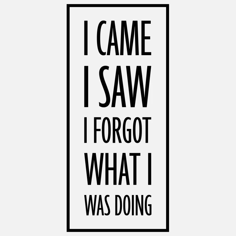 I came saw forget