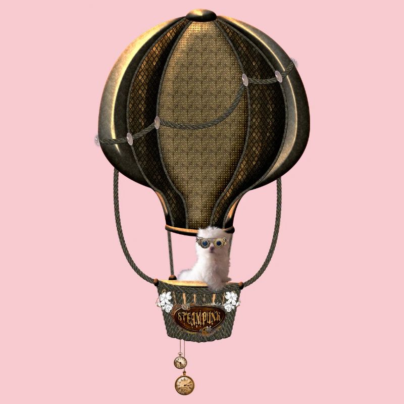 Steampunk, montgolfière
