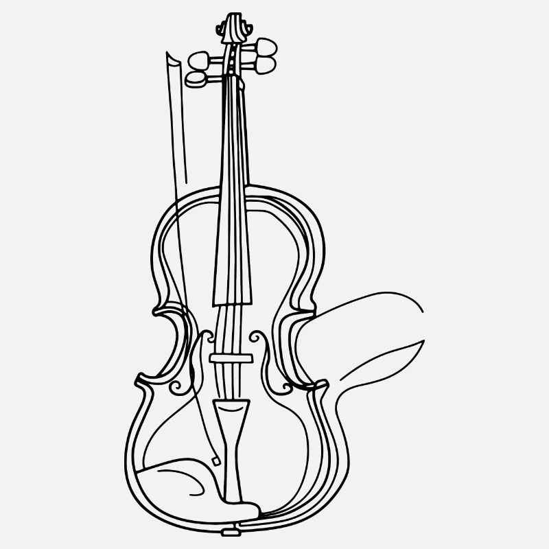 Violin Drawing
