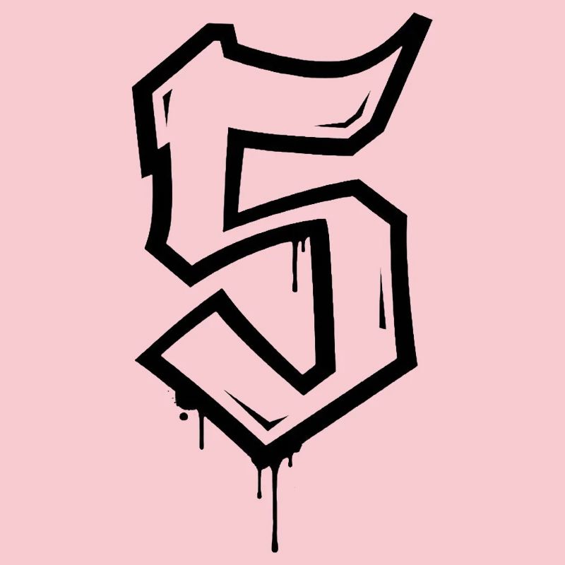 Conception de style graffiti numéro 5