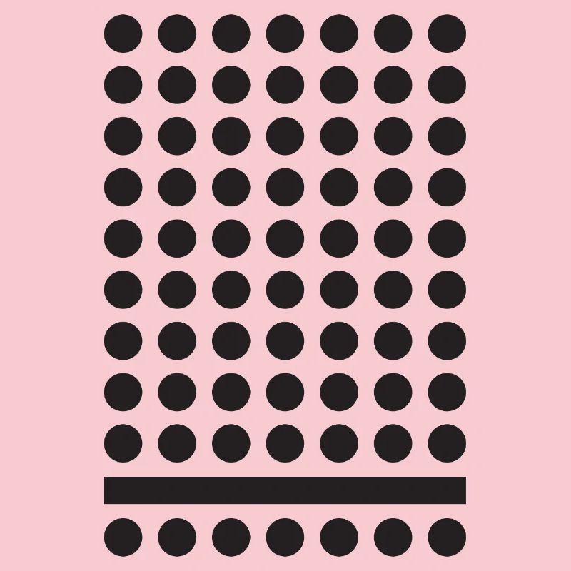 Monochrome Dot Grid Pattern