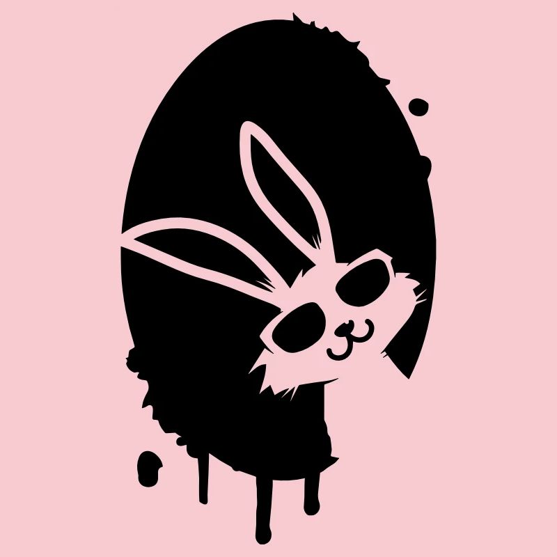 Graffiti Easter egg and Easter bunny