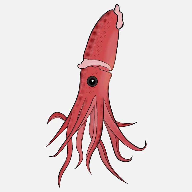Meerestiere: Ein wunderschöner Tintenfisch