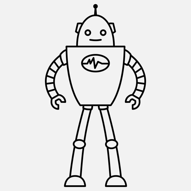 Robots from the Future – AI Sci-Fi Nerd Shirt