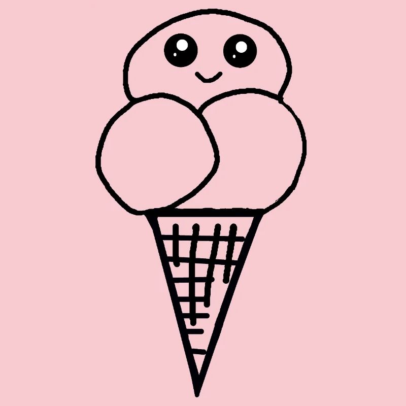 Eis Eiswaffel Eistüte Eiscreme Eiskrem