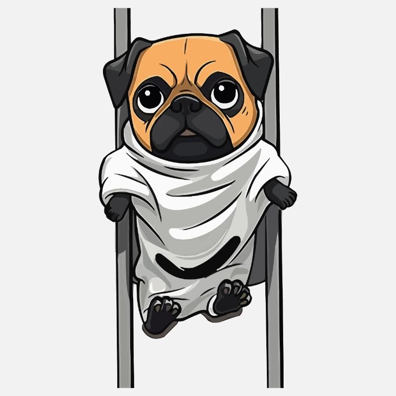 Pug Ghost in the Sheet