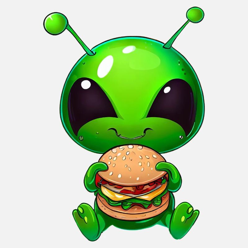 Hungry Alien: Dévoreur de cheeseburger