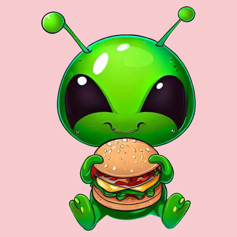 Hungry Alien: Cheeseburger Devourer