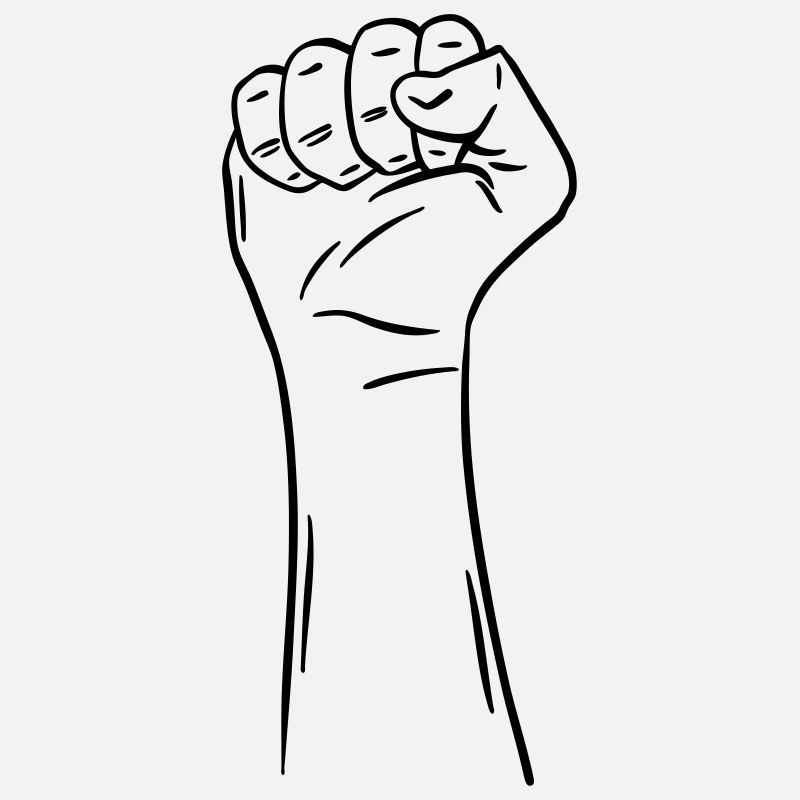main poing 2 / poing / combat / protestation
