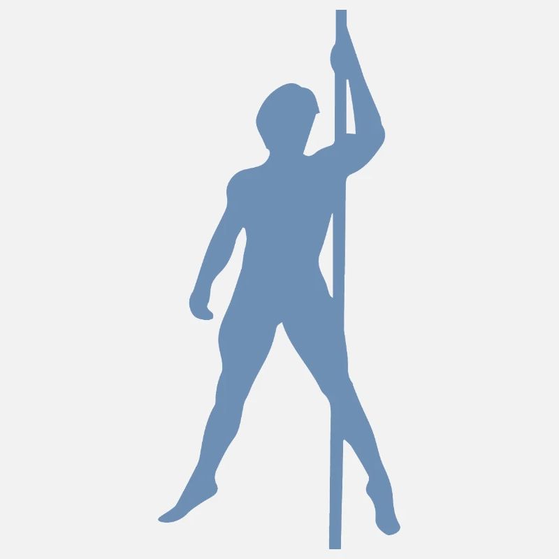 Men Silhouette Pole Dance Exotic Dance