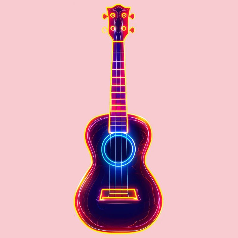 Ukulélé Synthwave rétro