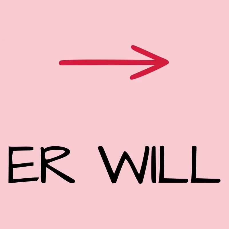 Er will Junggesellenabschied Pfeil