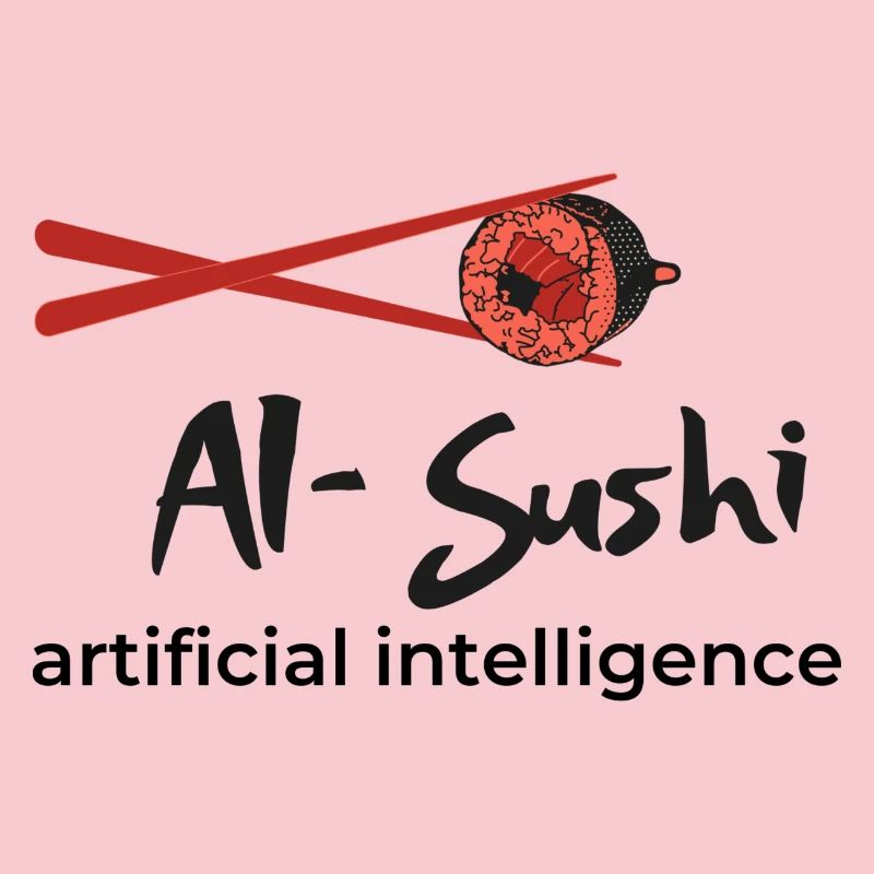 Creative sushi design with a bite