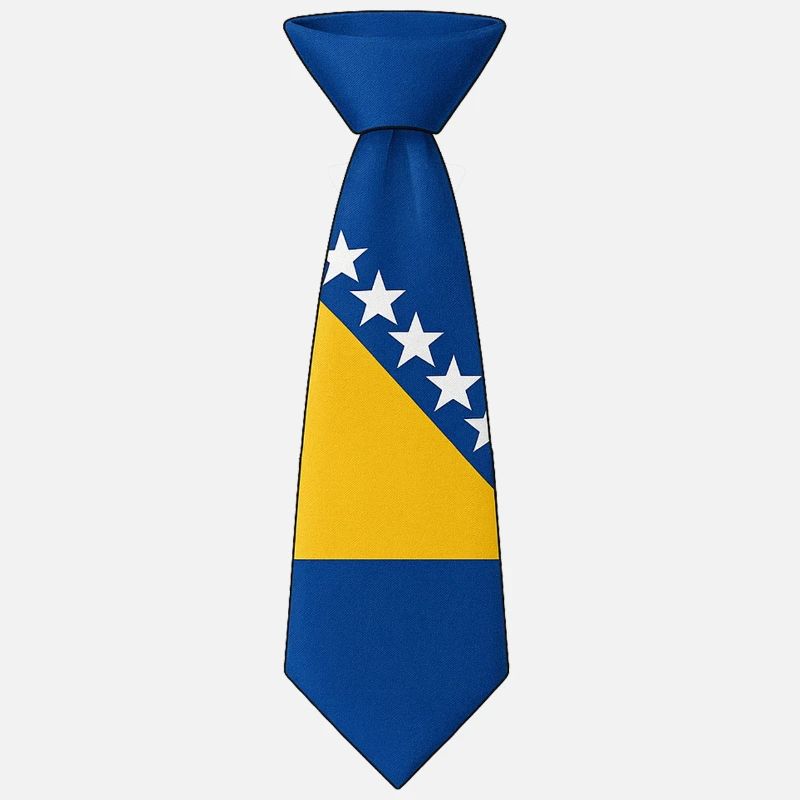 Cravate Bosnie – Conception du drapeau