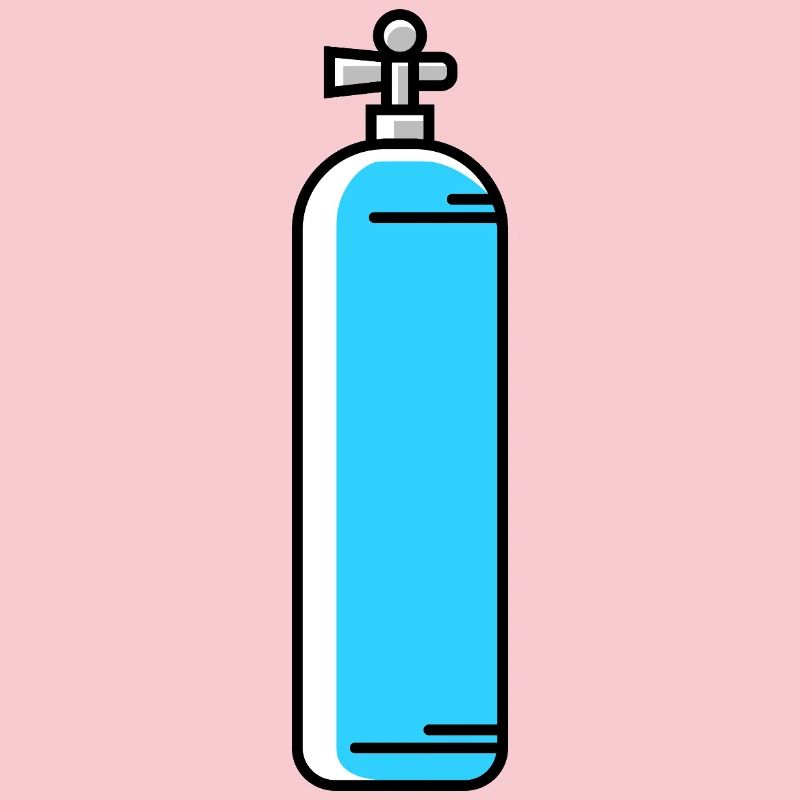 Oxygen diving icon