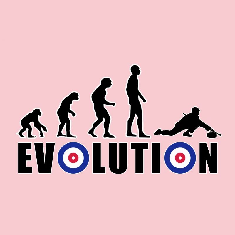 EVOLUTION CURLING Eisstockschießen Geschenk Winter