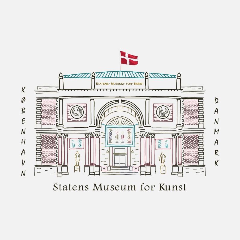 Copenhague, Musée d’art SMK, Dessin Danemark