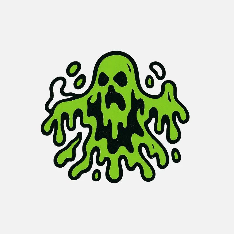 Spooky Ghost Haunting Illustration