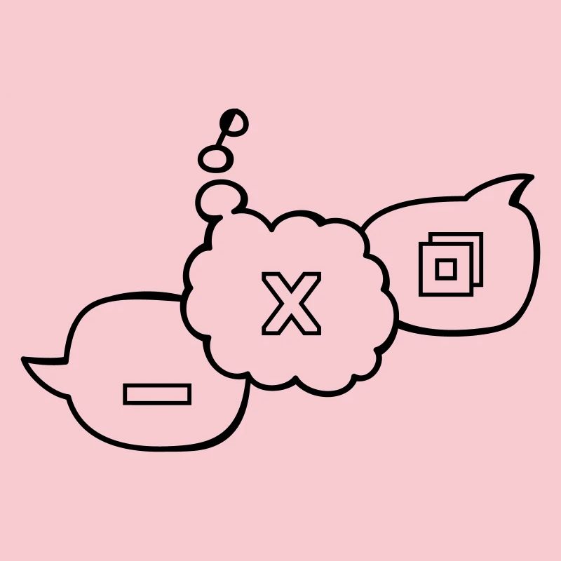 Computer speech bubbles