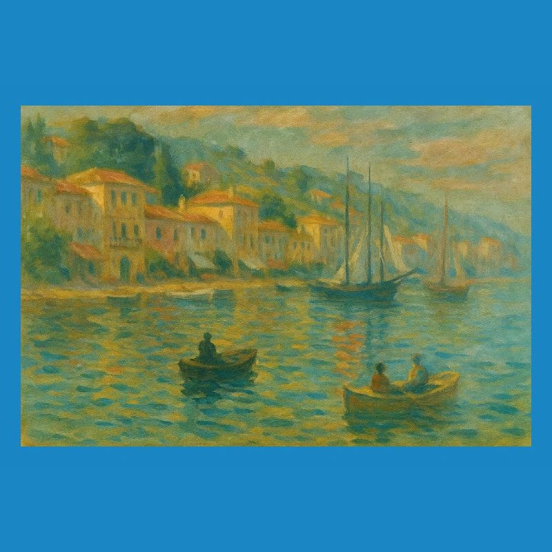 Harbour impression evening light