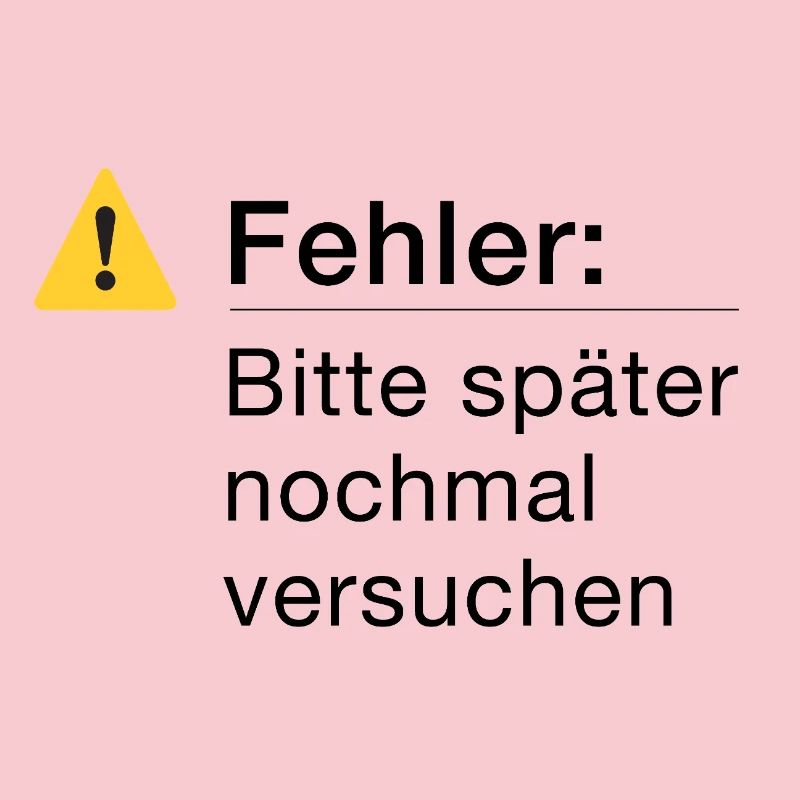 Fehler: Bitte noch einmal versuchen, Informatik
