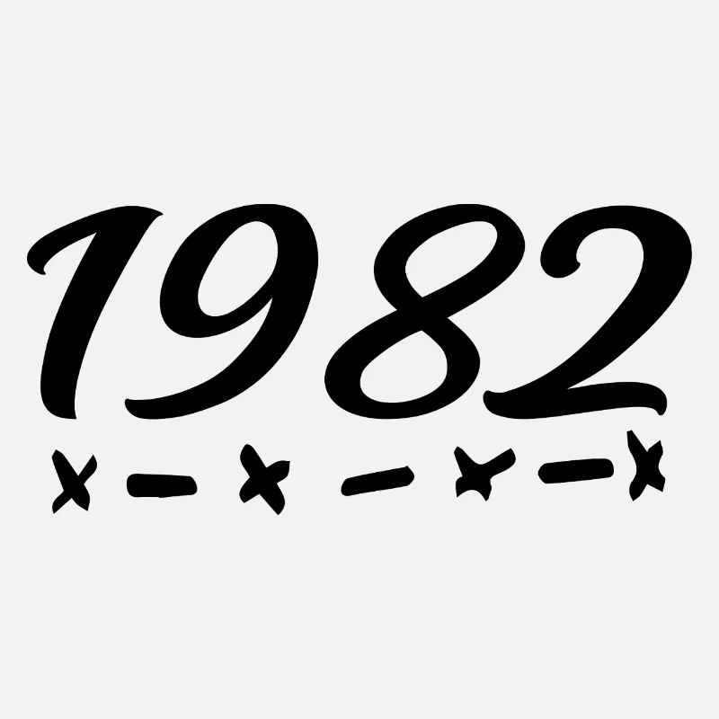 1982 Naissance - 43e anniversaire 1982 Légende 1982