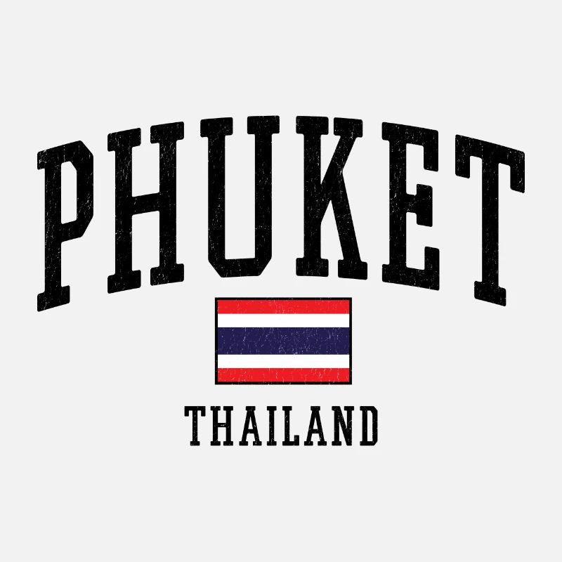 Motif du drapeau de Phuket Thaïlande