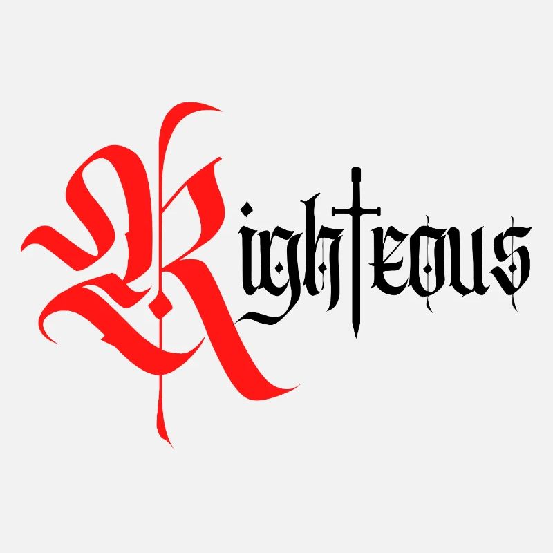 Gothic Righteous Design with Sword