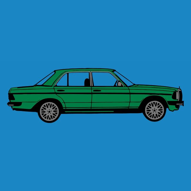 MB W123 ,Youngtimer ,Oldtimer, seitlich ..(25)