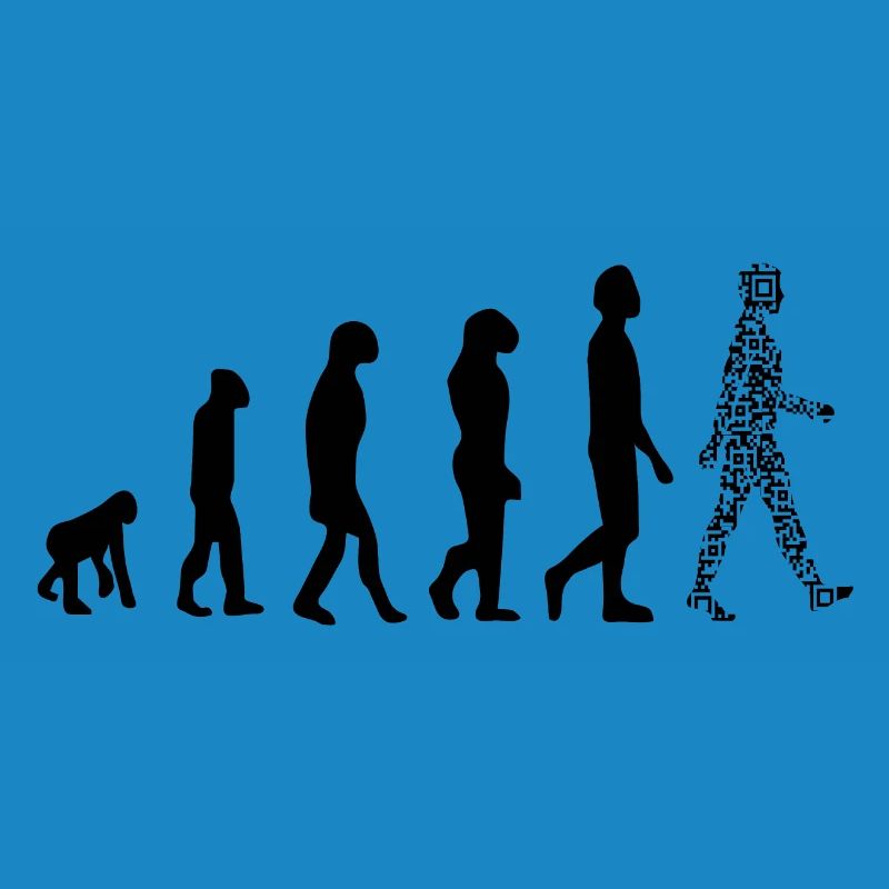 Evolution QR code - Humor health pass