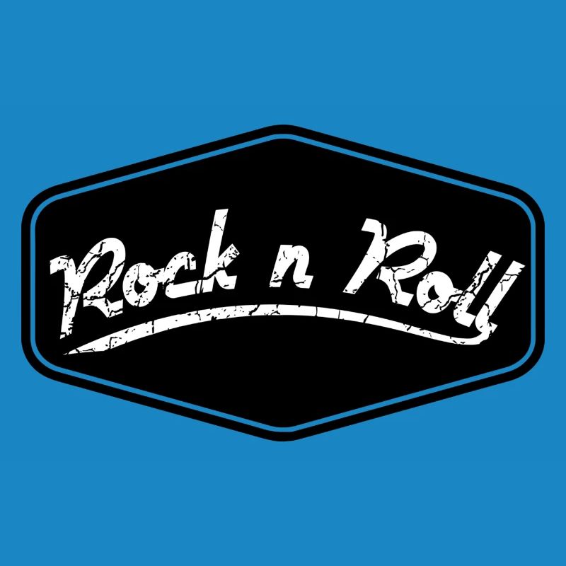 Rock n Roll Schild Shape