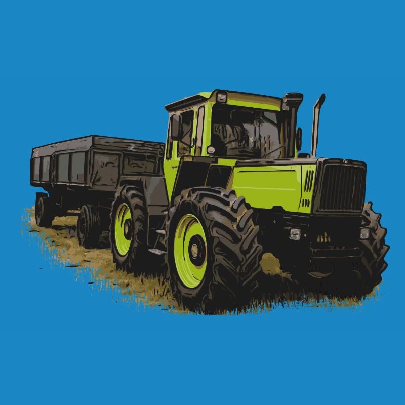 MB trac 1600 turbo avec remorque