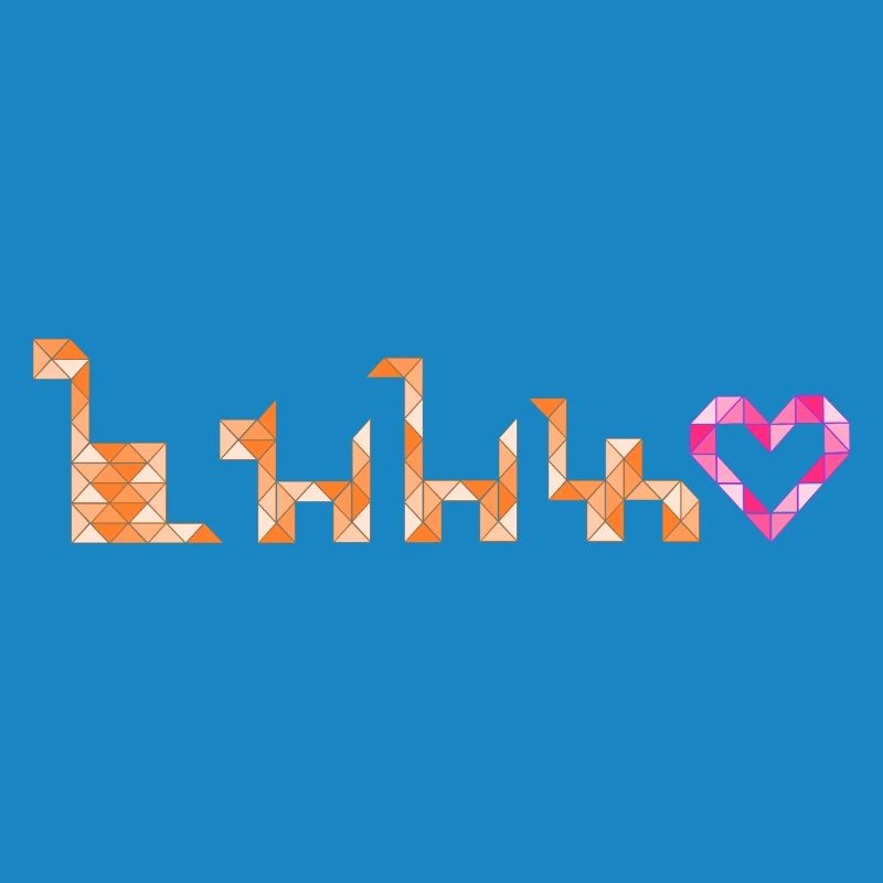 Triangle Creatures – From Snake to Camel
