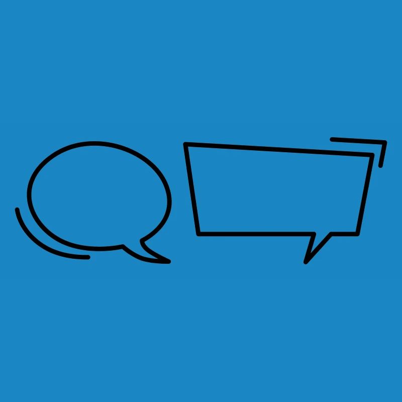 Comic speech bubbles