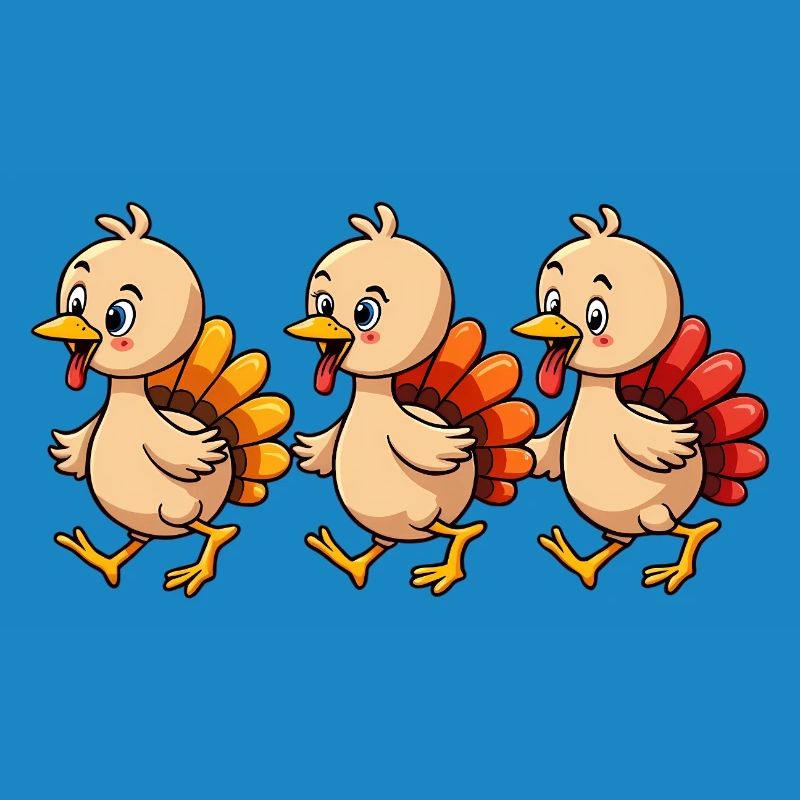 Bébé dinde de Thanksgiving