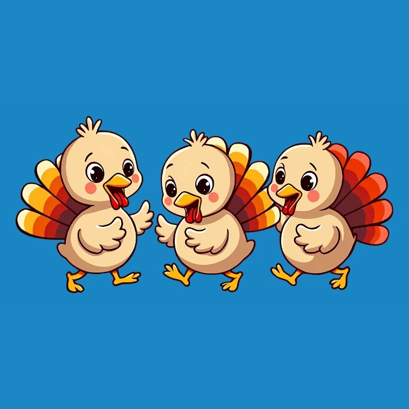 Bébé dinde de Thanksgiving