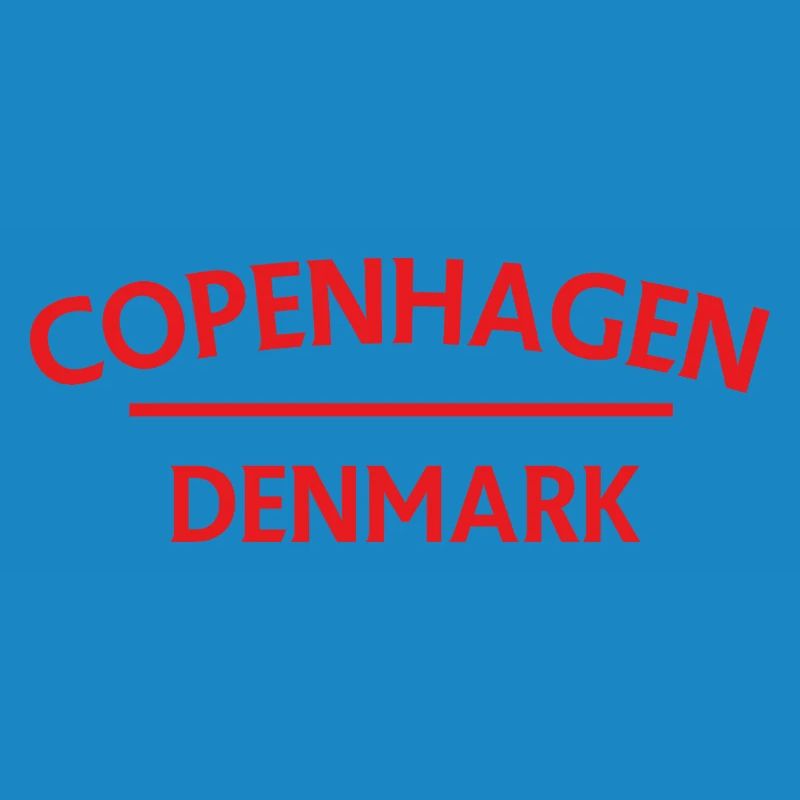 Copenhague – Danemark Textdesign