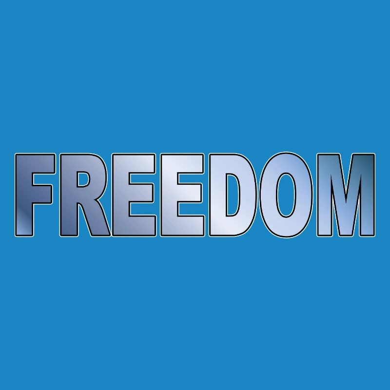 Freedom Typografie Statement Design