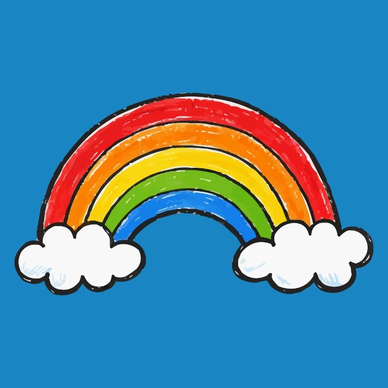 Hand Drawn Rainbow