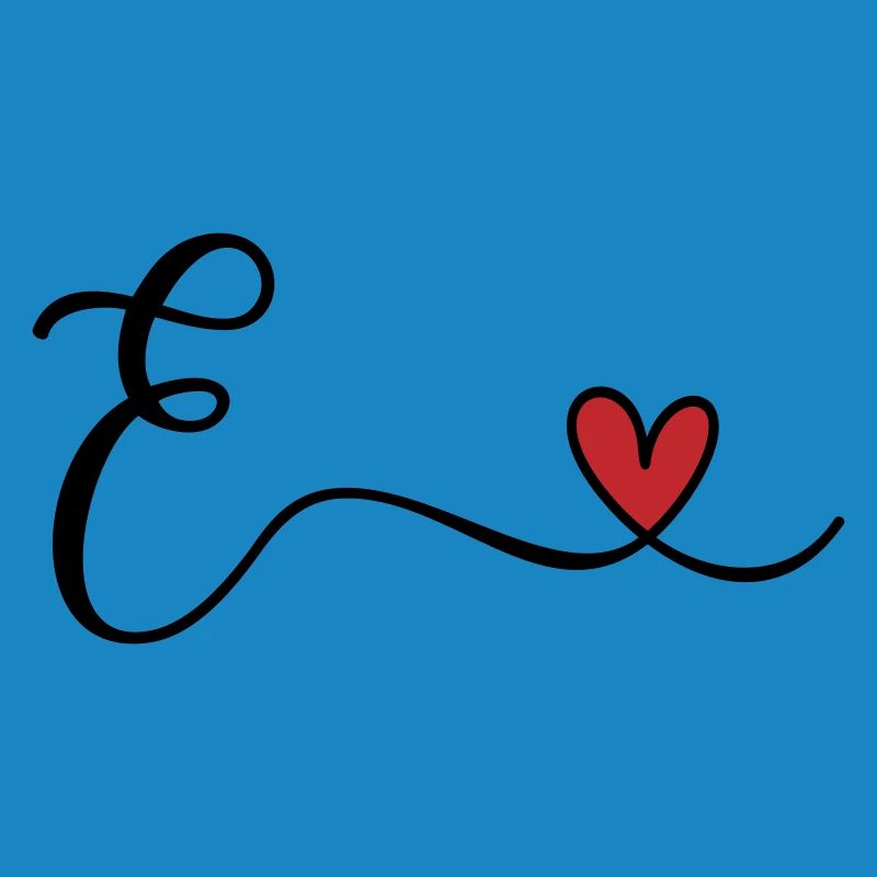 Letter E Monogram